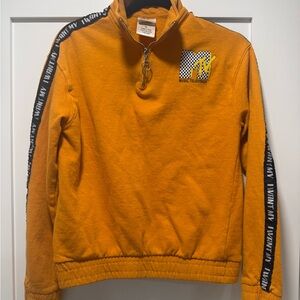 MTV Golden Yellow Half-Zip Sweatshirt